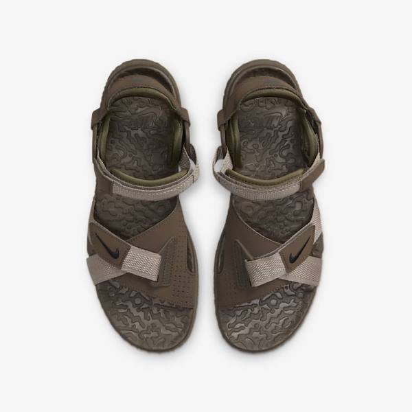 Nike ACG Air Deschutz Men's Sandals Khaki / Black | NK605QSI