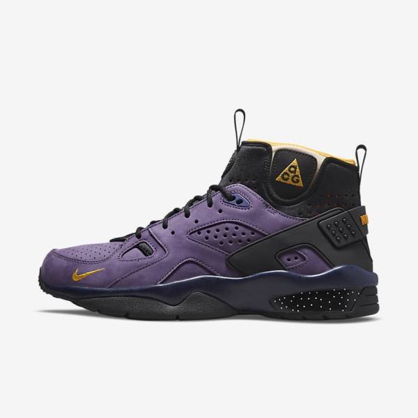 Nike ACG Air Mowabb Men\'s Sneakers Purple / Blue / Black / Gold | NK145QRO