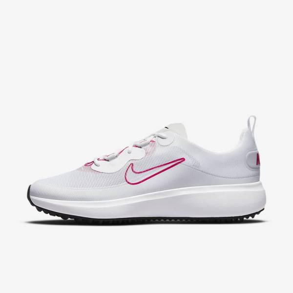 Nike Ace Summerlite Women\'s Golf Shoes White / Black / Pink | NK735UOW