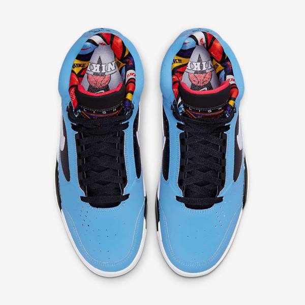 Nike Air Flight Lite Mid Men's Sneakers Blue / Red / Green / White | NK571PGT