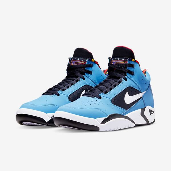 Nike Air Flight Lite Mid Men's Sneakers Blue / Red / Green / White | NK571PGT