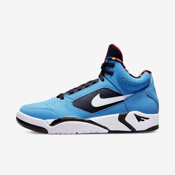 Nike Air Flight Lite Mid Men\'s Sneakers Blue / Red / Green / White | NK571PGT