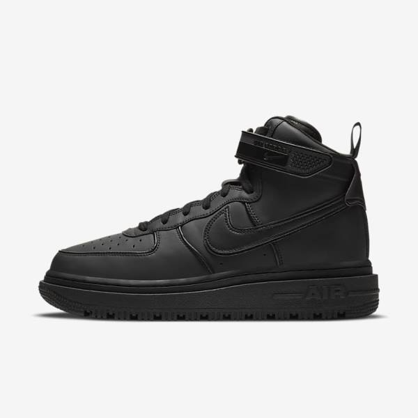 Nike Air Force 1 Boot Men\'s Sneakers Black / Dark Grey / White | NK629YGJ