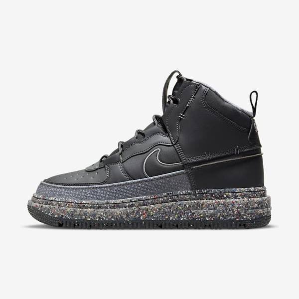 Nike Air Force 1 Boot Men\'s Sneakers Dark Grey / Black | NK264JRX