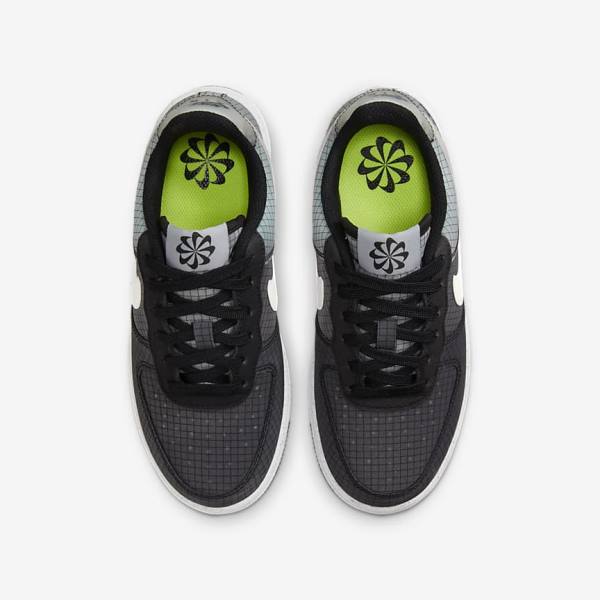 Nike Air Force 1 Crater Older Kids' Sneakers Black / White | NK420ONR