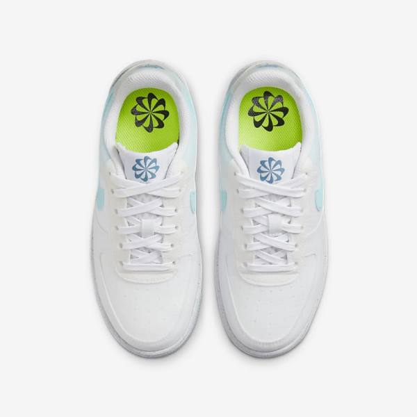 Nike Air Force 1 Crater Older Kids' Sneakers White / Blue | NK841GRM