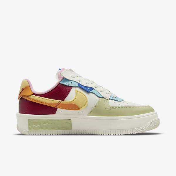 Nike Air Force 1 Fontanka Women's Sneakers Burgundy / Gold | NK385VNO