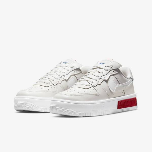 Nike Air Force 1 Fontanka Women's Sneakers White / Red | NK635JAM