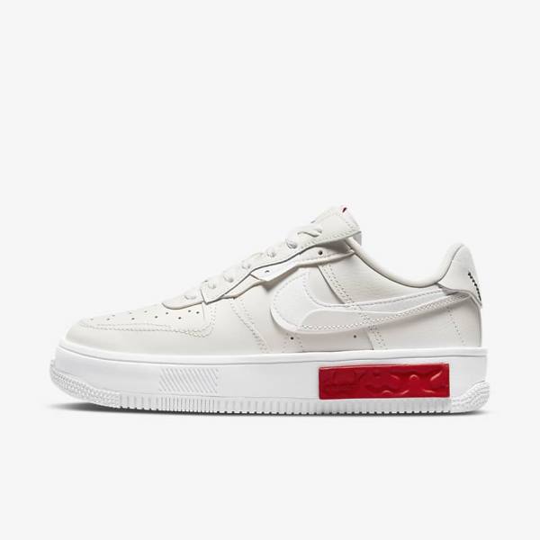 Nike Air Force 1 Fontanka Women\'s Sneakers White / Red | NK635JAM