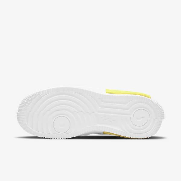 Nike Air Force 1 Fontanka Women's Sneakers White / Yellow / White | NK850RVJ