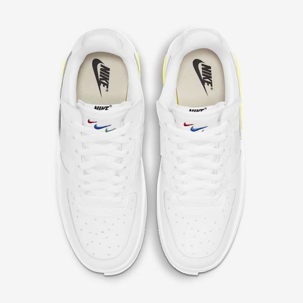 Nike Air Force 1 Fontanka Women's Sneakers White / Yellow / White | NK850RVJ