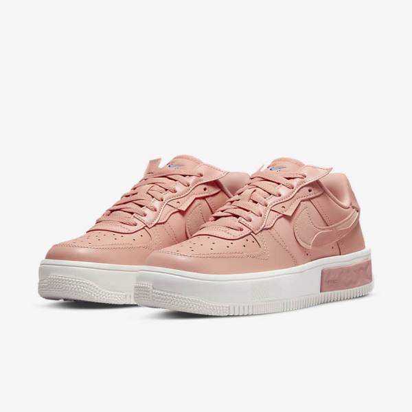 Nike Air Force 1 Fontanka Women's Sneakers White / Red Pink / Light | NK914HZV