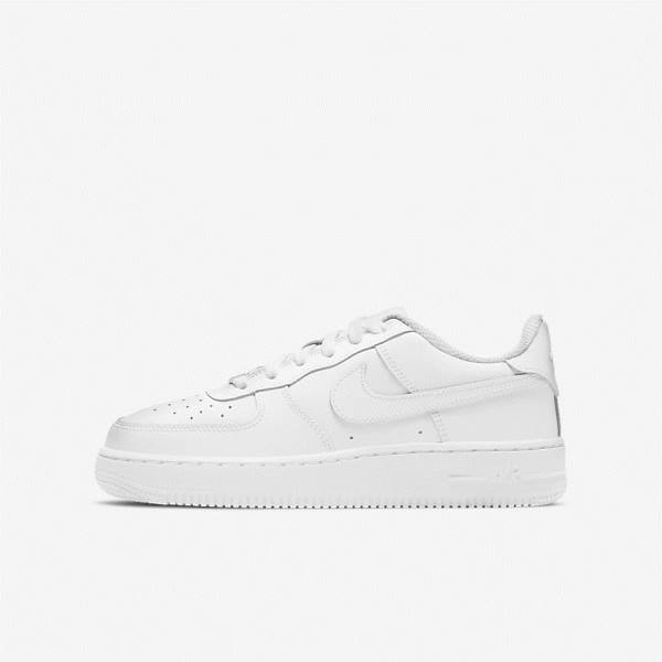 Nike Air Force 1 LE Older Kids\' Sneakers White | NK503YJG