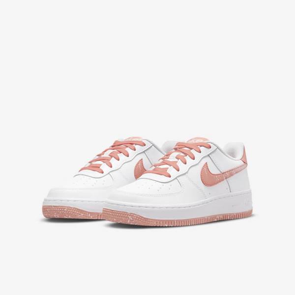 Nike Air Force 1 LV8 Older Kids' Sneakers White / Light | NK172REB