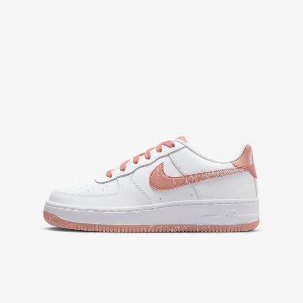 Nike Air Force 1 LV8 Older Kids\' Sneakers White / Light | NK172REB