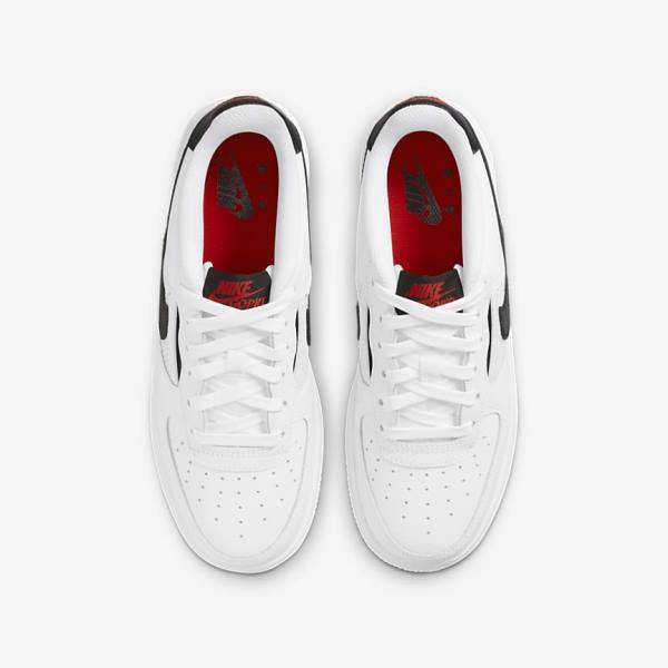 Nike Air Force 1 LV8 Older Kids' Sneakers White / Red / White / Black | NK241UVW