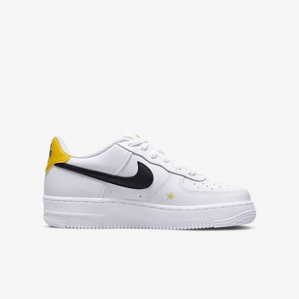 Nike Air Force 1 LV8 Older Kids' Sneakers White / Black | NK491IWH