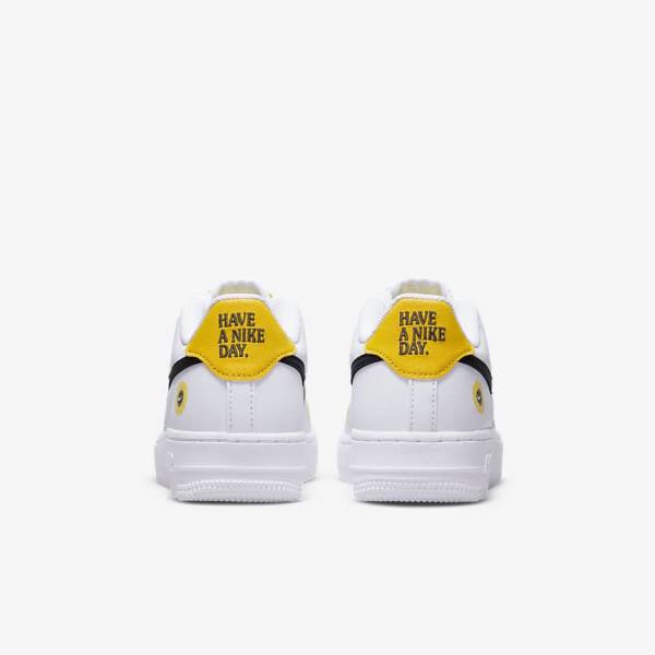 Nike Air Force 1 LV8 Older Kids' Sneakers White / Black | NK491IWH