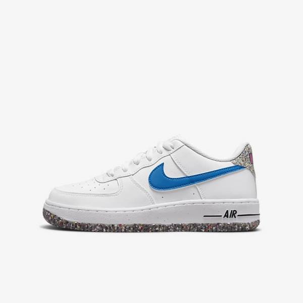 Nike Air Force 1 LV8 Older Kids\' Sneakers White / Mint / Pink / Light Blue | NK549XQG