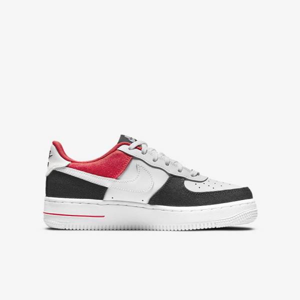 Nike Air Force 1 LV8 Older Kids' Sneakers White / Navy / Red / White | NK581UTN