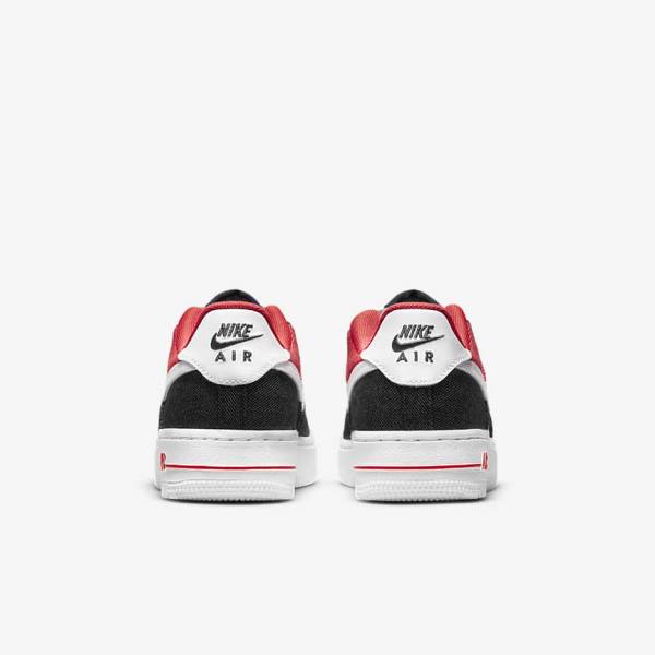 Nike Air Force 1 LV8 Older Kids' Sneakers White / Navy / Red / White | NK581UTN