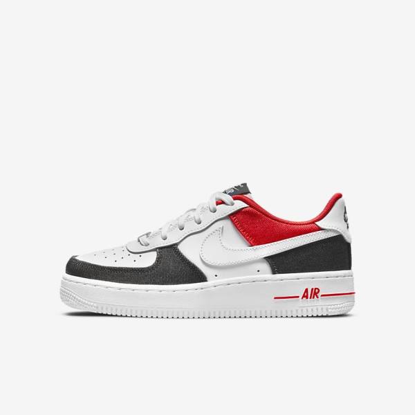 Nike Air Force 1 LV8 Older Kids\' Sneakers White / Navy / Red / White | NK581UTN