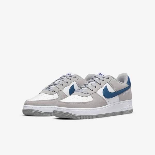 Nike Air Force 1 LV8 Older Kids' Sneakers Light Grey / White / Light Grey | NK847BGI