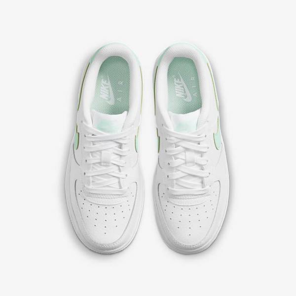 Nike Air Force 1 Older Kids' Sneakers White / Mint | NK635DSP