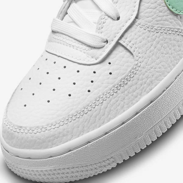 Nike Air Force 1 Older Kids' Sneakers White / Mint | NK635DSP