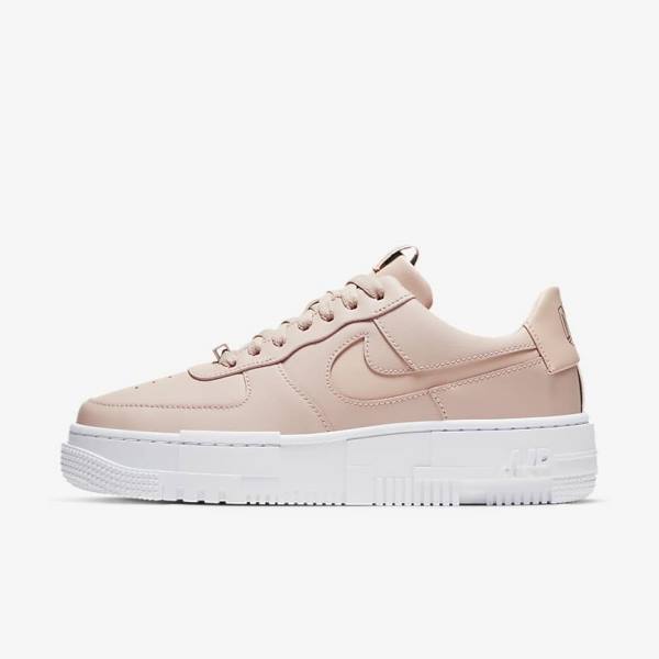 Nike Air Force 1 Pixel Women\'s Sneakers Beige / Black / White | NK197ONW