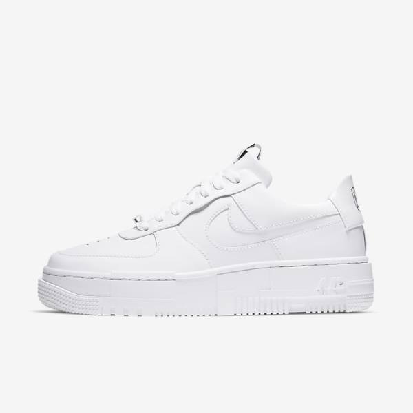 Nike Air Force 1 Pixel Women\'s Sneakers White / Black / White | NK429ZXA