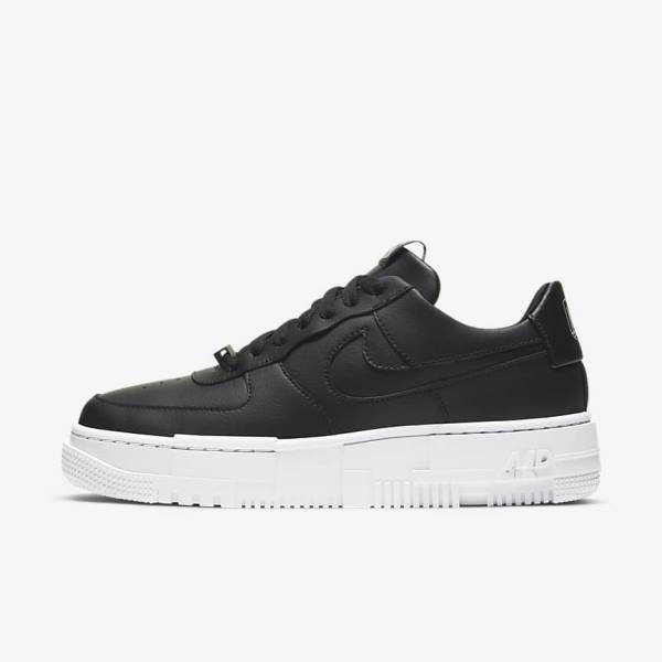 Nike Air Force 1 Pixel Women\'s Sneakers Black / White / Black | NK819UWT