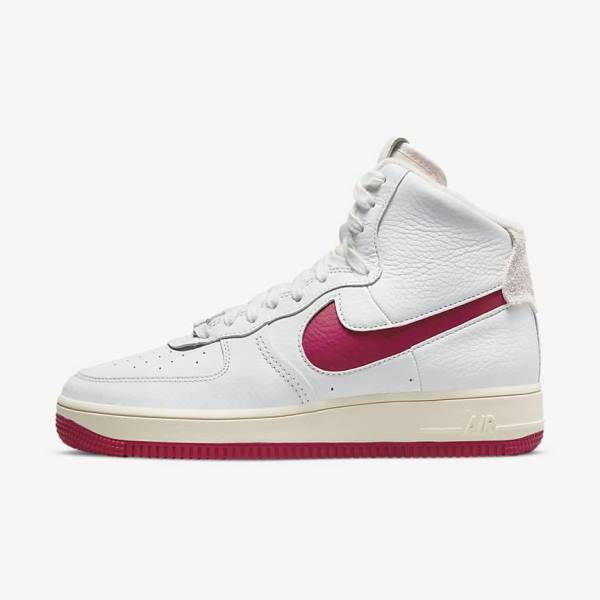 Nike Air Force 1 Sculpt Women\'s Sneakers White / Red | NK509QLE