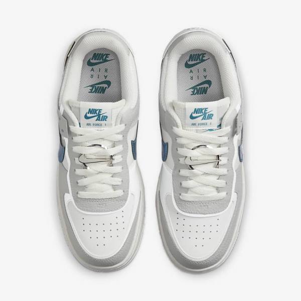 Nike Air Force 1 Shadow Women's Sneakers White / Grey / White | NK019WTU