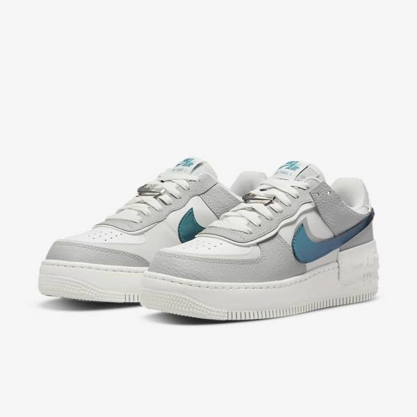 Nike Air Force 1 Shadow Women's Sneakers White / Grey / White | NK019WTU