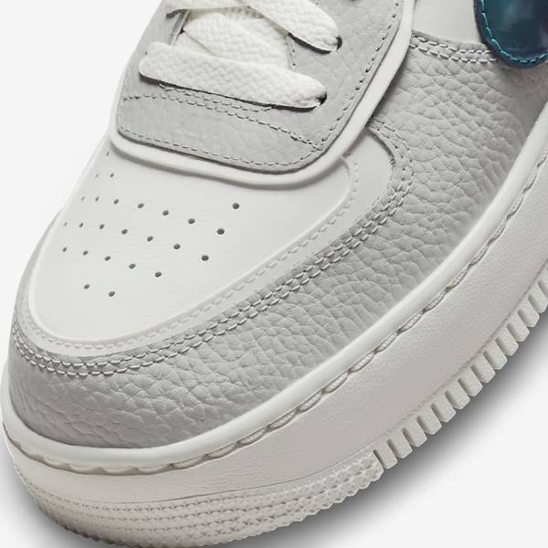 Nike Air Force 1 Shadow Women's Sneakers White / Grey / White | NK019WTU