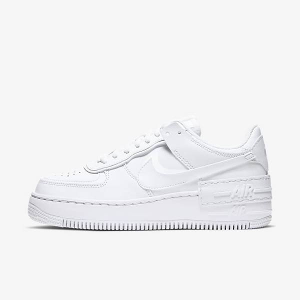 Nike Air Force 1 Shadow Women\'s Sneakers White | NK106CPB