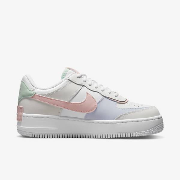 Nike Air Force 1 Shadow Women's Sneakers White / Mint / Grey | NK402PWX