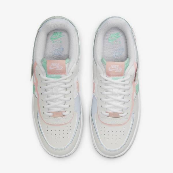 Nike Air Force 1 Shadow Women's Sneakers White / Mint / Grey | NK402PWX