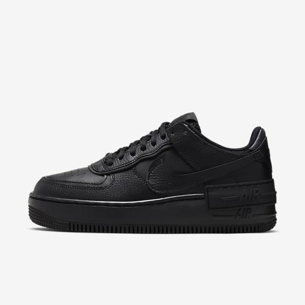 Nike Air Force 1 Shadow Women\'s Sneakers Black | NK415RZY