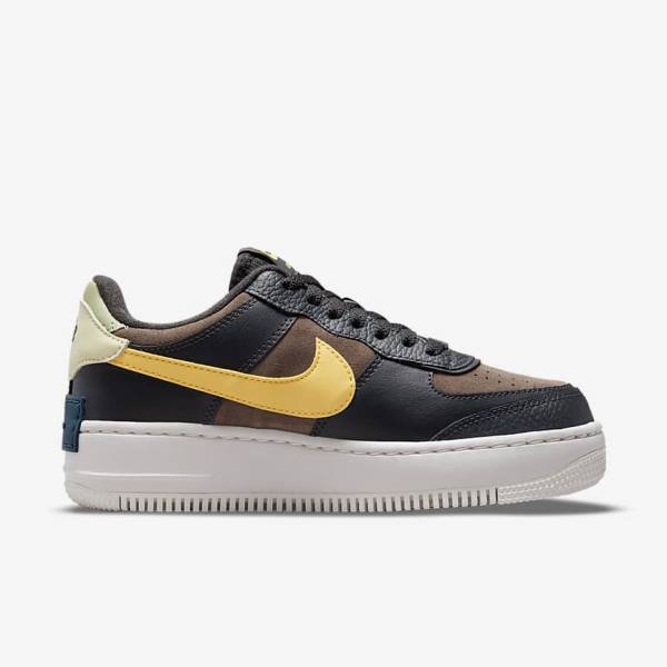 Nike Air Force 1 Shadow Women's Sneakers Green / White / Gold | NK729RUH