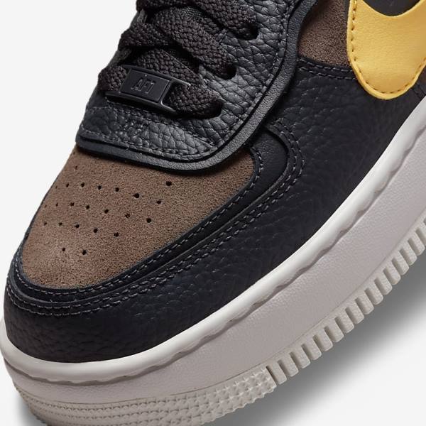 Nike Air Force 1 Shadow Women's Sneakers Green / White / Gold | NK729RUH