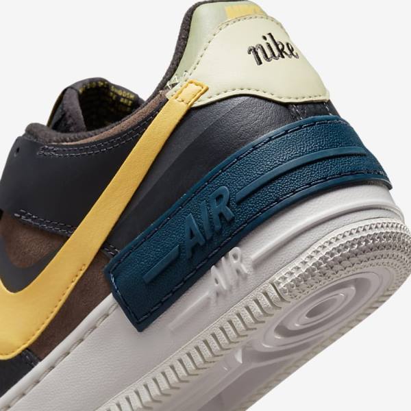 Nike Air Force 1 Shadow Women's Sneakers Green / White / Gold | NK729RUH