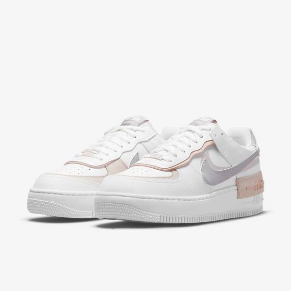 Nike Air Force 1 Shadow Women's Sneakers White / Pink / Rose / Grey | NK876IGU