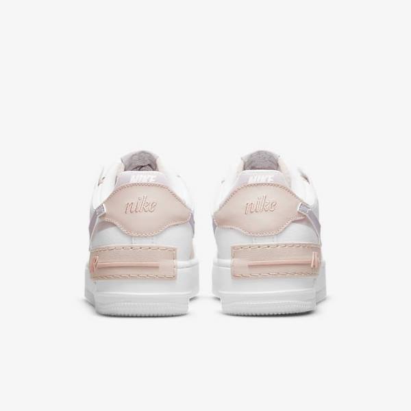 Nike Air Force 1 Shadow Women's Sneakers White / Pink / Rose / Grey | NK876IGU