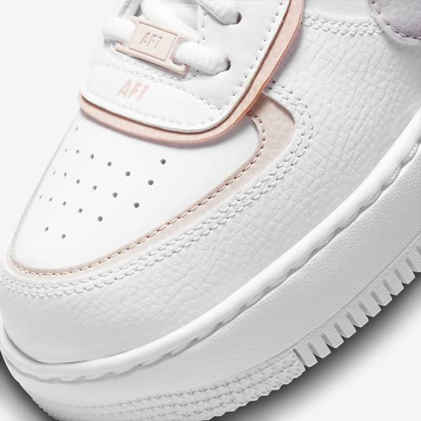 Nike Air Force 1 Shadow Women's Sneakers White / Pink / Rose / Grey | NK876IGU