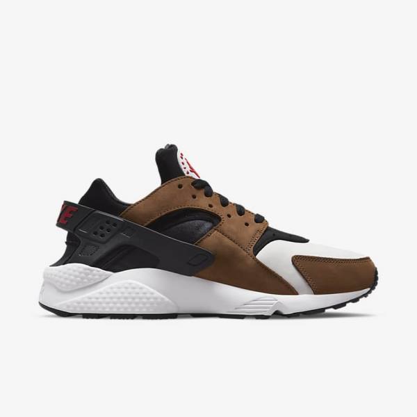 Nike Air Huarache LE Men's Sneakers Black / White / Red | NK192HFC