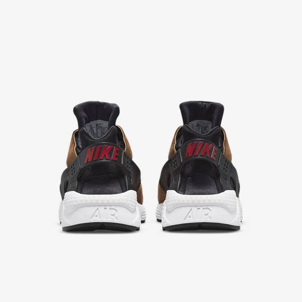 Nike Air Huarache LE Men's Sneakers Black / White / Red | NK192HFC