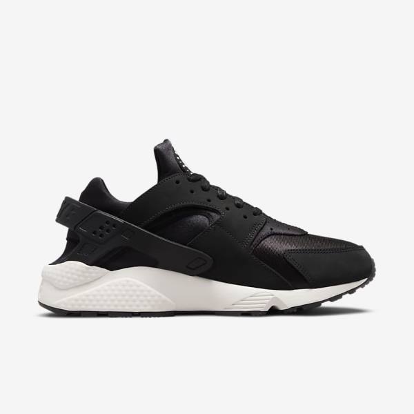 Nike Air Huarache LE Men's Sneakers Black / White | NK307YKX