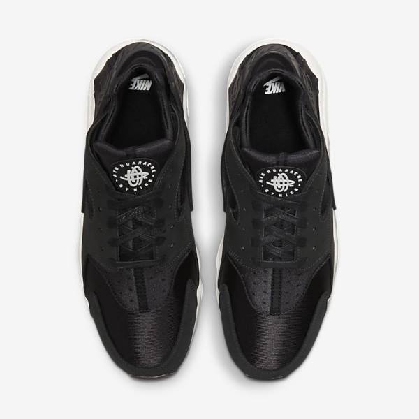 Nike Air Huarache LE Men's Sneakers Black / White | NK307YKX